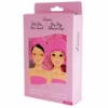 Dušo kepurėlė ir turbanas plaukams Be OSOM dušo kepurėlė ir turbanas plaukams Shower Cap and Hair Towel, OSOM03H1, rausvos spalvos