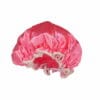 Dušo kepurėlė ir turbanas plaukams Be OSOM dušo kepurėlė ir turbanas plaukams Shower Cap and Hair Towel, OSOM03H1, rausvos spalvos