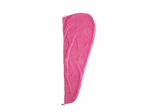 Dušo kepurėlė ir turbanas plaukams Be OSOM dušo kepurėlė ir turbanas plaukams Shower Cap and Hair Towel, OSOM03H1, rausvos spalvos