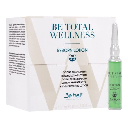 Be hair losjonas silpniems, slenkantiems plaukams BE TOTAL WELLNESS - REBORN (pH5-5.5), 12x10ml