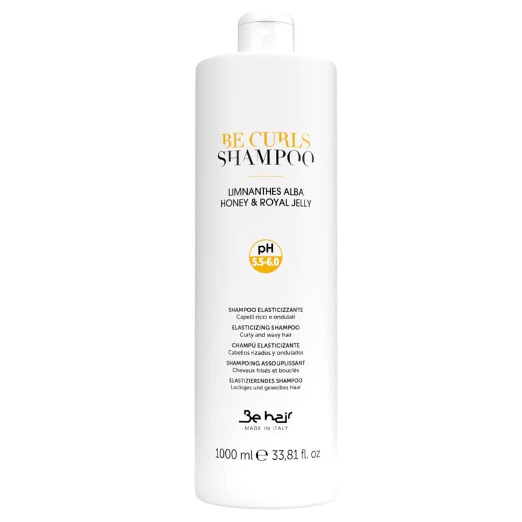 Be hair šampūnas banguotiems pažeistiems, elastingumą praradusiems plaukams BE CURL (pH5.5-6), 1000ml