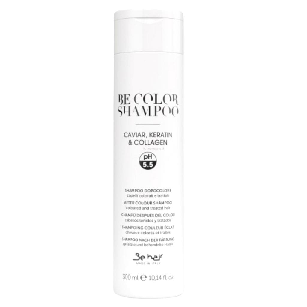 Be hair šampūnas dažytų, pažeistų plaukų priežiūrai BE COLOR 3C COMPLEX (pH-5.3-5.7), 300ml