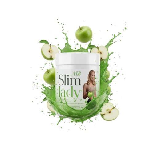 Slim Lady – skaidulų kompleksas, obuolių skonio, 225g