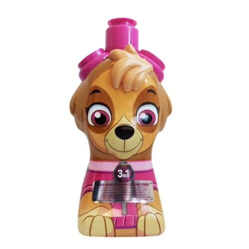 PAW PATROL dušo želė ir šampūnas su kondicionieriumi 3in1 Skye 3D, 400ml