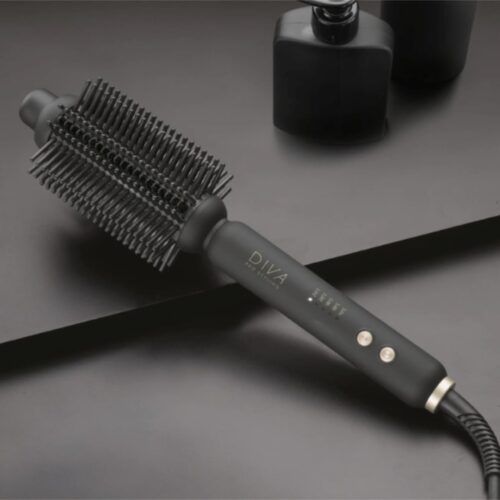 Diva Pro Styling garbanojimo šukos Precious Metals Gold Dust Full Volume, Curling and Styling Hot Brush (3)-min Diva Pro Styling garbanojimo šukos Precious Metals Gold Dust Full Volume, Curling and Styling Hot Brush