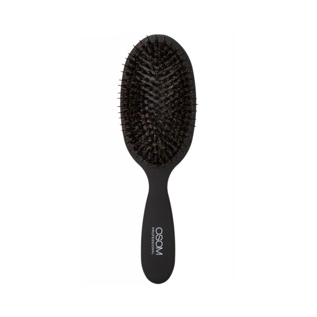 OSOM Professional šepetys plaukams Hair Brush OSOMP2256, su šerno šereliais ir nailono spygliukais, juodos spalvos (3)-min OSOM Professional šepetys plaukams Hair Brush OSOMP2256, su šerno šereliais ir nailono spygliukais, juodos spalvos