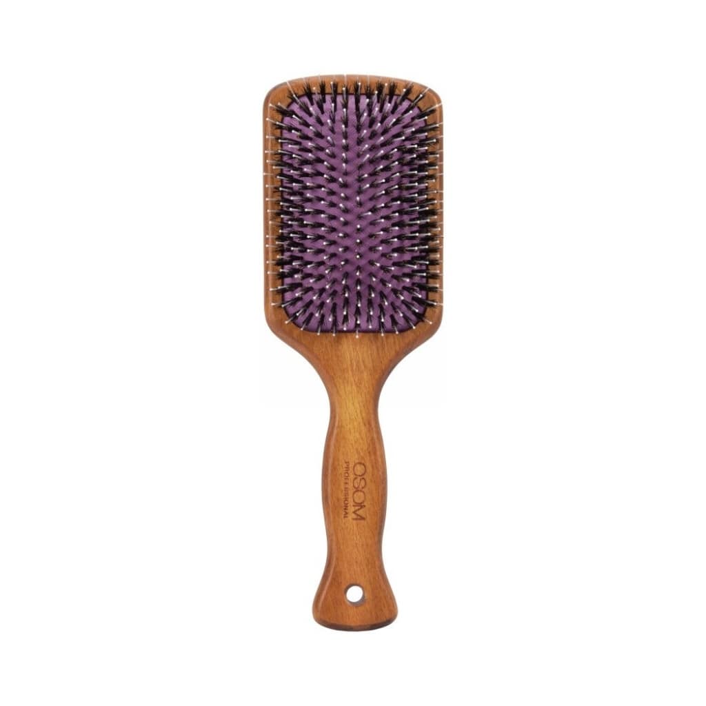 OSOM Professional šepetys plaukams Paddle Hair Brush OSOMP02396, nailono ir šerno šereliai, su antibakterine danga (3)-min OSOM Professional šepetys plaukams Paddle Hair Brush OSOMP02396, nailono ir šerno šereliai, su antibakterine danga