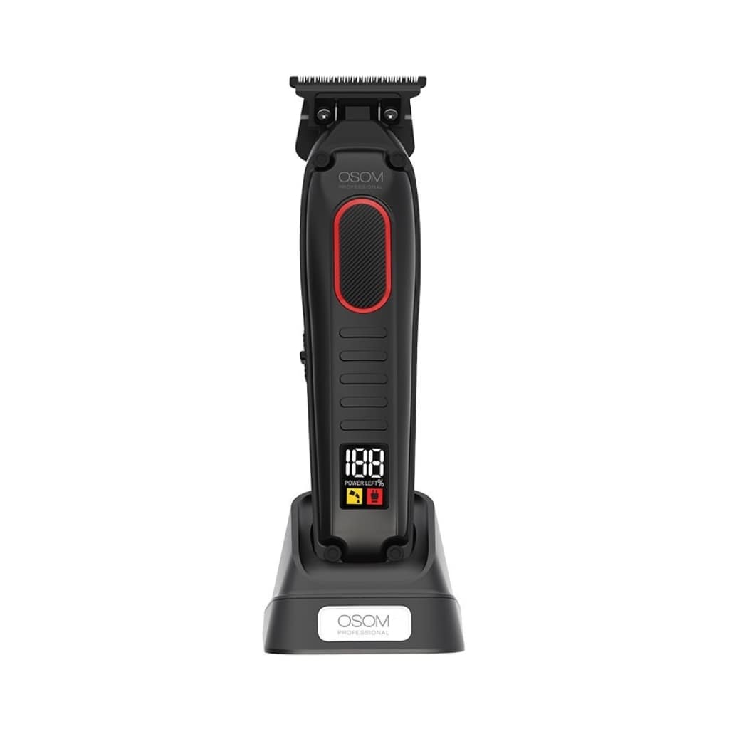 OSOM Professional profesionali plaukų kirpimo-kantavimo mašinėlė-trimeris COMFORT Cordless Hair Trimmer OSOMPI78BL, juodos spalvos-min OSOM Professional profesionali plaukų kirpimo-kantavimo mašinėlė-trimeris COMFORT Cordless Hair Trimmer OSOMPI78BL, juodos spalvos
