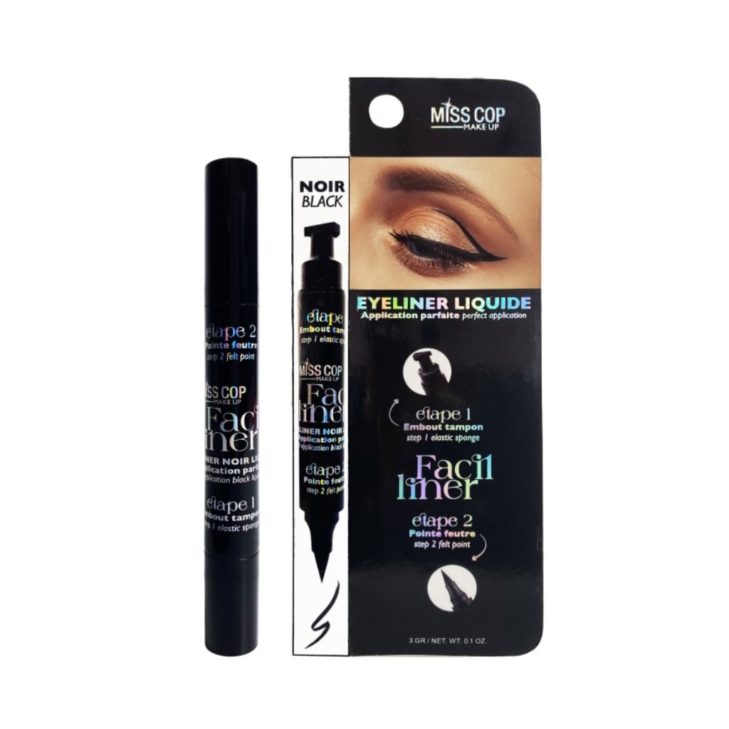 Miss Cop akių pravedimas EYELINER LIQUIDE 2EN1 - 01 Noir (2)-min Miss Cop skystas akių pravedimas EYELINER LIQUIDE 2EN1 - 01 Noir