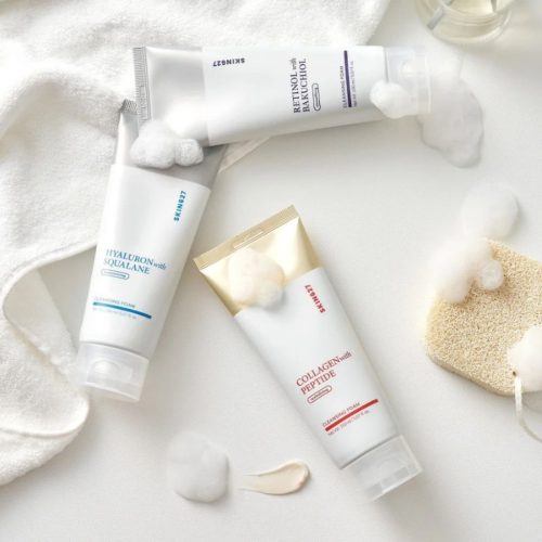 SKIN627 Valomosios putos su kolagenu ir peptidais, 150 ml