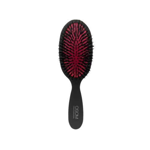Šepetys plaukams OSOM Professional Hair Brush With Boar Bristles OSOMP02825, su šerno šereliais, juodos spalvos, 215 mm Šepetys plaukams OSOM Professional Hair Brush With Boar Bristles OSOMP02825, su šerno šereliais, juodos spalvos, 215 mm