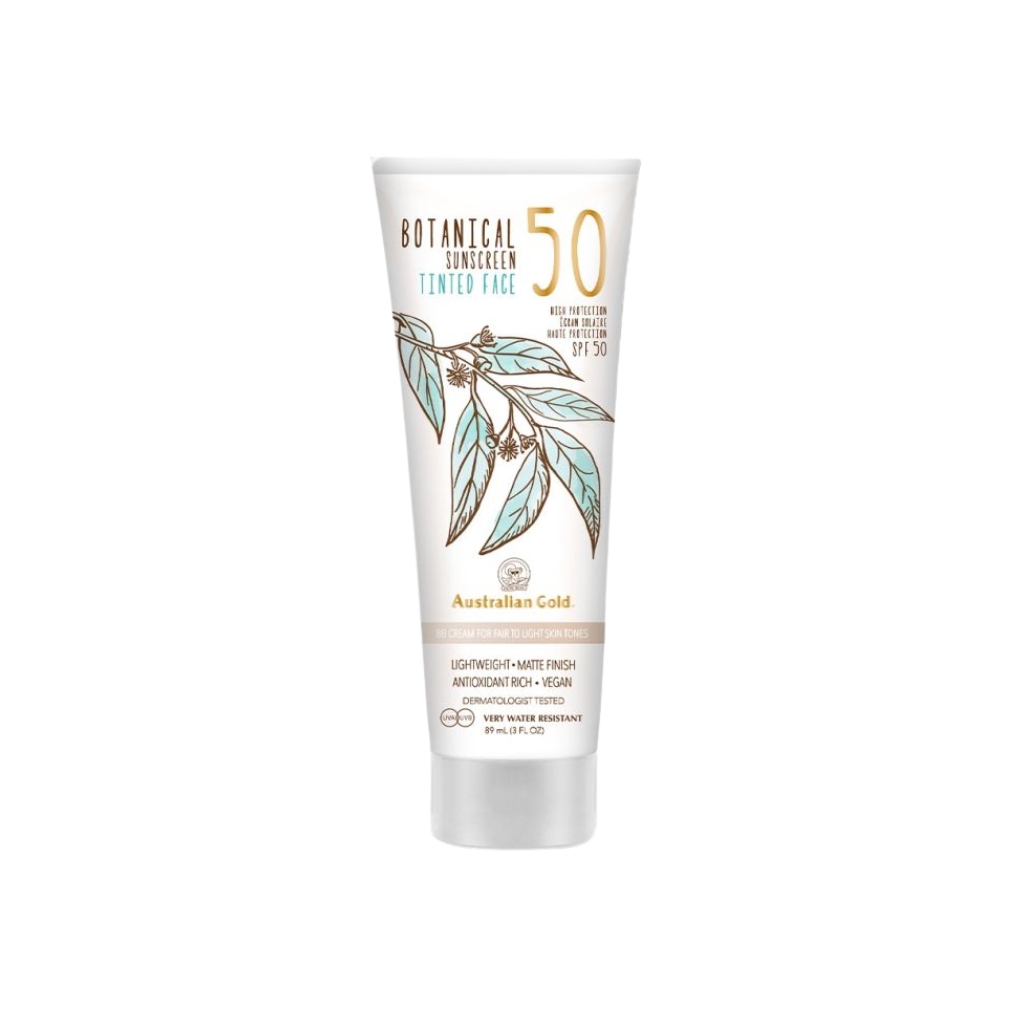 AUSTRALIAN GOLD atspalvį veidui suteikiantis losjonas Botanical SPF50 Face Lotion, 88ml