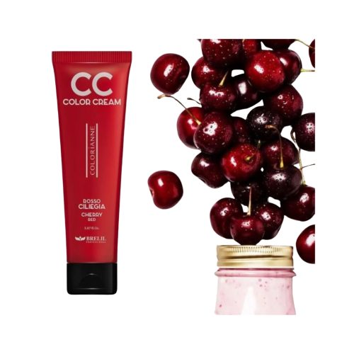 BRELIL dažanti kaukė plaukams CC COLOR CREAM Cherry Red, 150ml BRELIL dažanti kaukė plaukams CC COLOR CREAM Cherry Red, 150ml