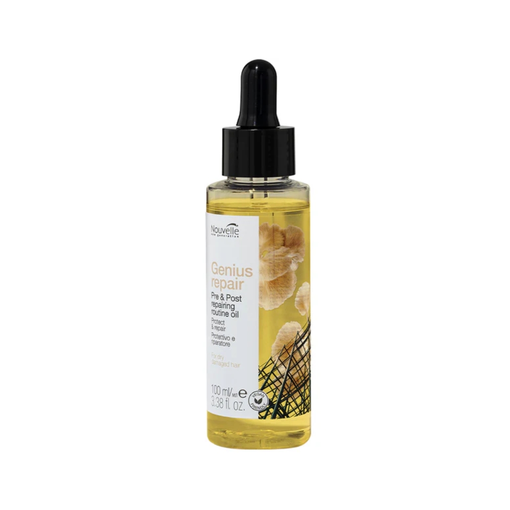 Nouvelle Atstatomasis aliejukas pažeistiems plaukams Genius Repair, 100ml