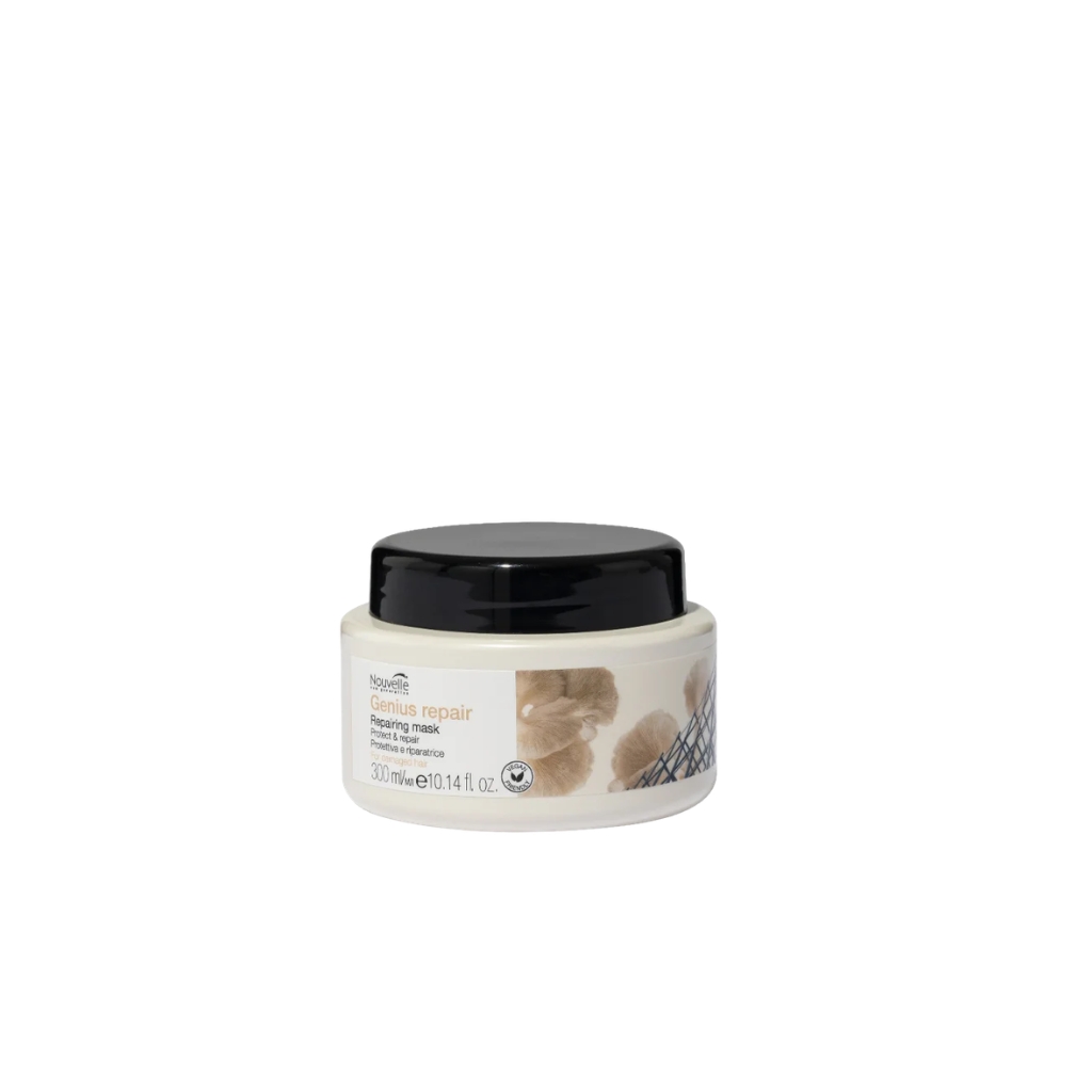 Nouvelle molekulinė atstatomoji kaukė pažeistiems plaukams Genius Repair, 300ml