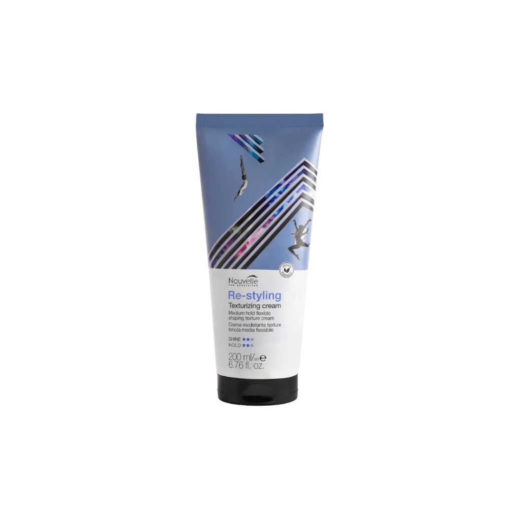 Nouvelle tekstūros suteikiantis plaukų kremas lanksčios fiksacijos Re-Styling Texturizing Cream, 200ml