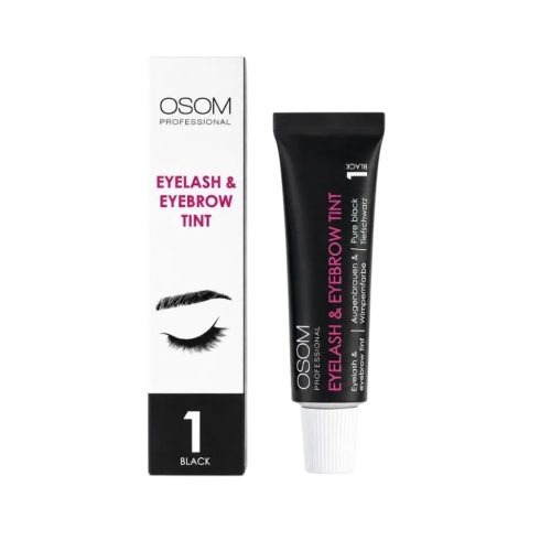 OSOM Antakių ir blakstienų dažai Professional Eyelash and Eyebrow Tint Black OSOMPTINT1, Nr. 1, juodos spalvos, 15ml